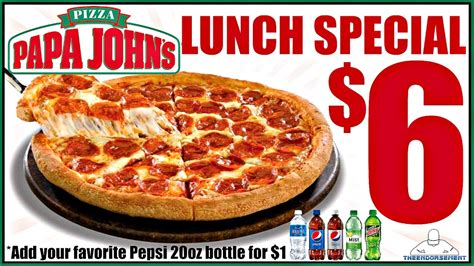 Papa john%27s carryout specials - Sep 7, 2023 · All Valid Papa John's Discount Codes & Offers in September 2023. DISCOUNT. Papa John's COUPON INFORMATION. Expiration Date. 25%. Papa John's Promo Code: 25% off Sitewide. Currently, there is no expiration date. 20%. Grab 20% off. 